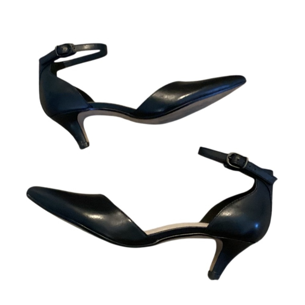 Clarks Linvale Edyth Leather Strappy Kitten Heels 9 - Picture 9 of 13